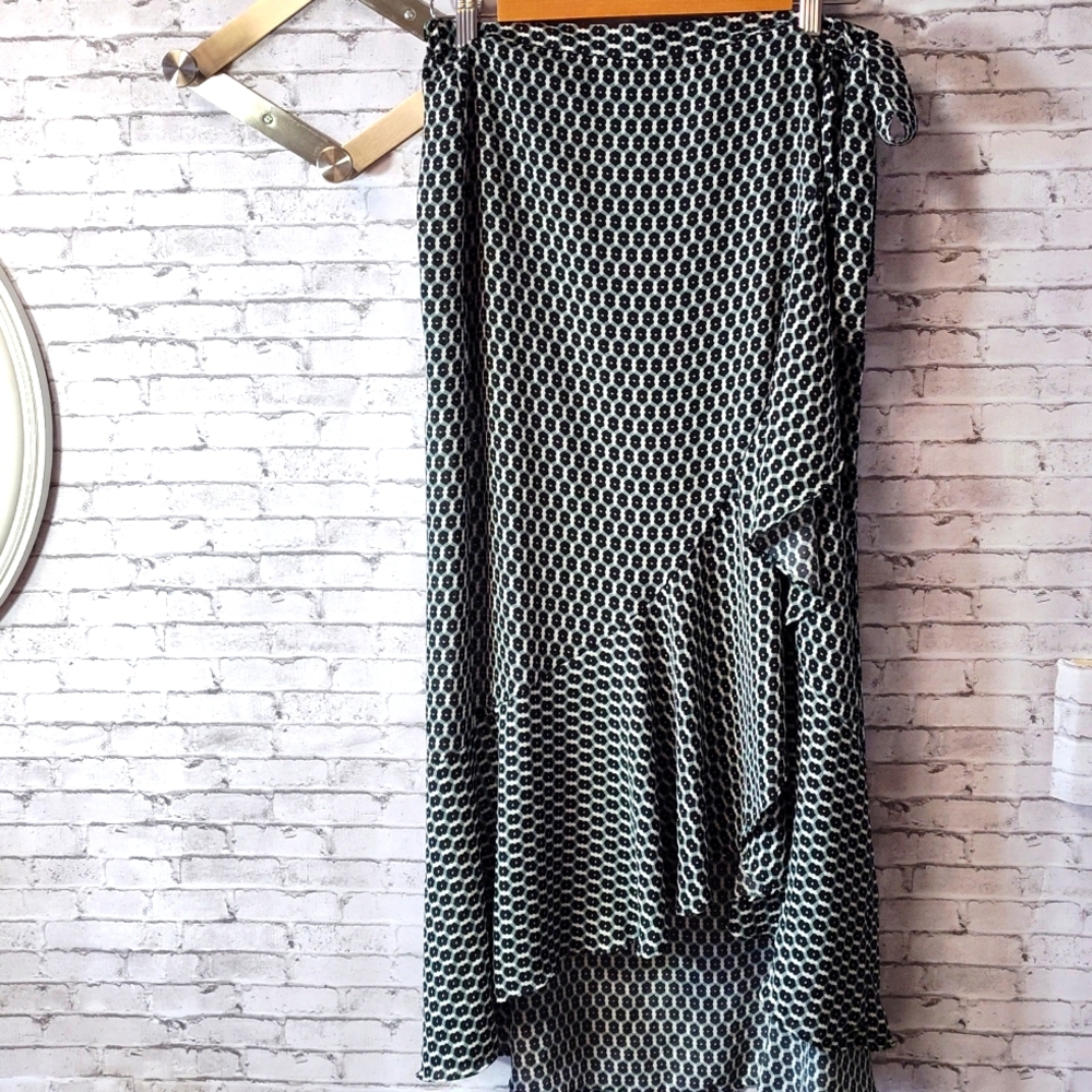 Max Studio Faux Wrap Skirt